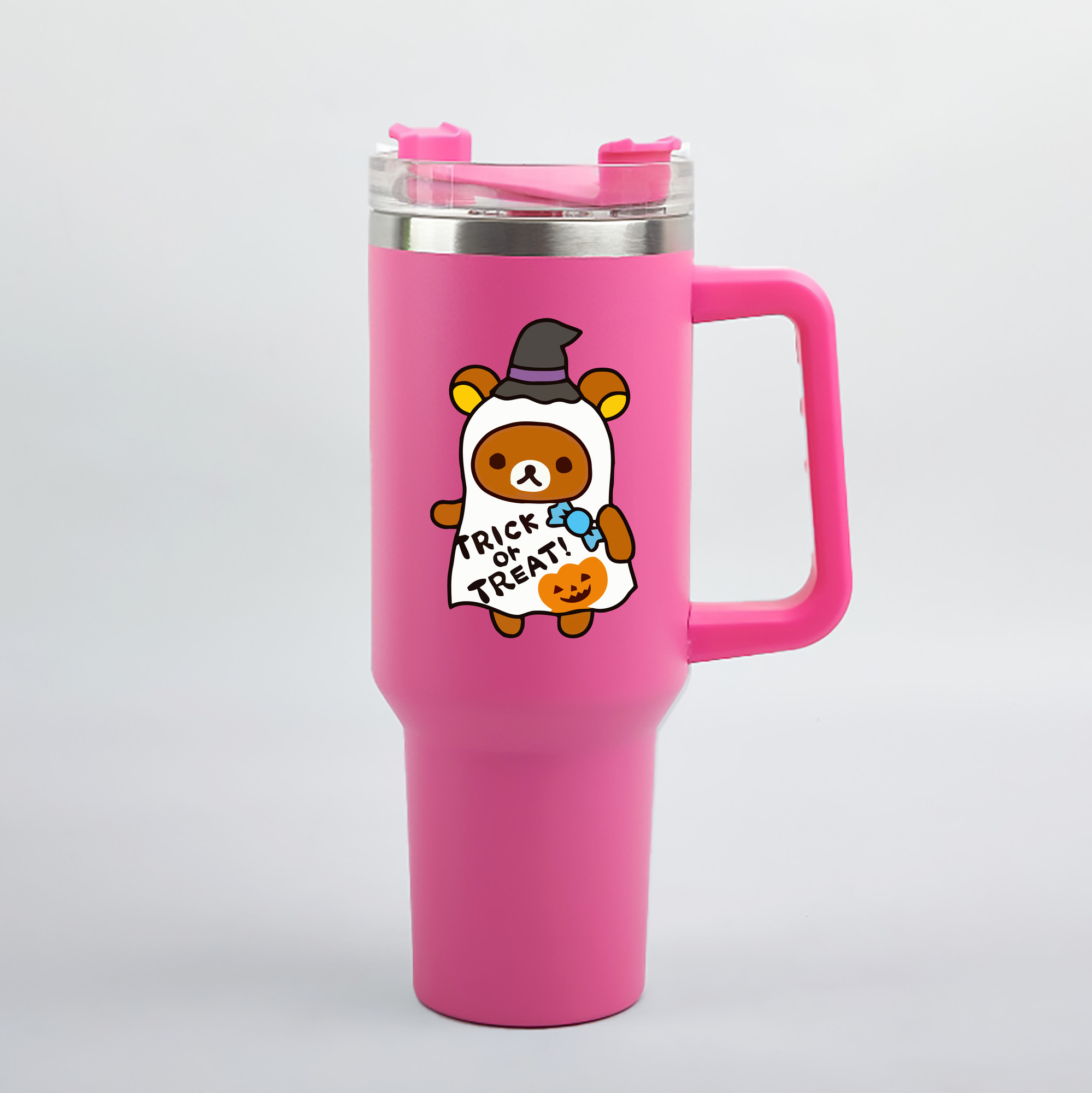 （画像用） リラックマ リラックマ キイロイトリ Rilakkuma Korilakkuma Kiiroitori 1200mL車用タンブラー（カラープリント）